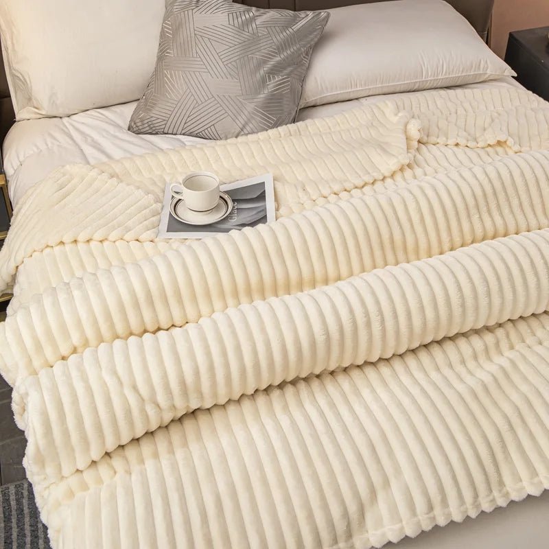Blanket Easing Soft Rib Beige - Act Design Shop