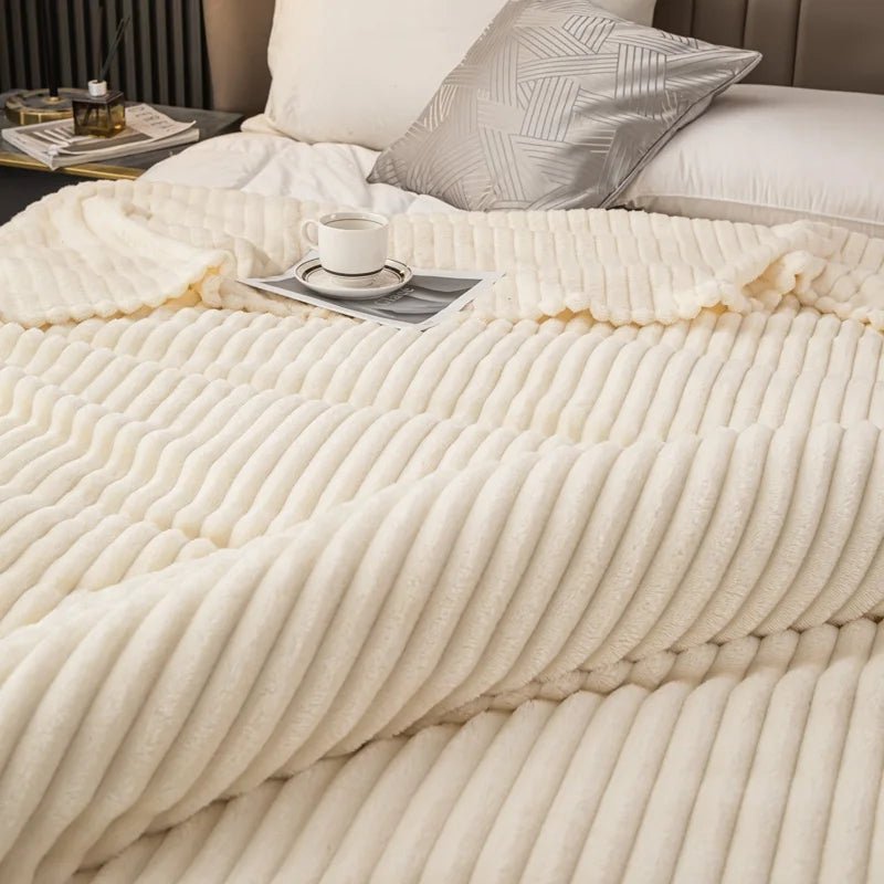 Blanket Easing Soft Rib Beige - Act Design Shop