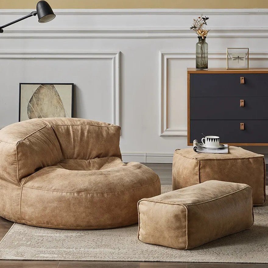 (Custom) Wagner - Beanbag Modern Round 100cm x 45cm - Act Design Shop