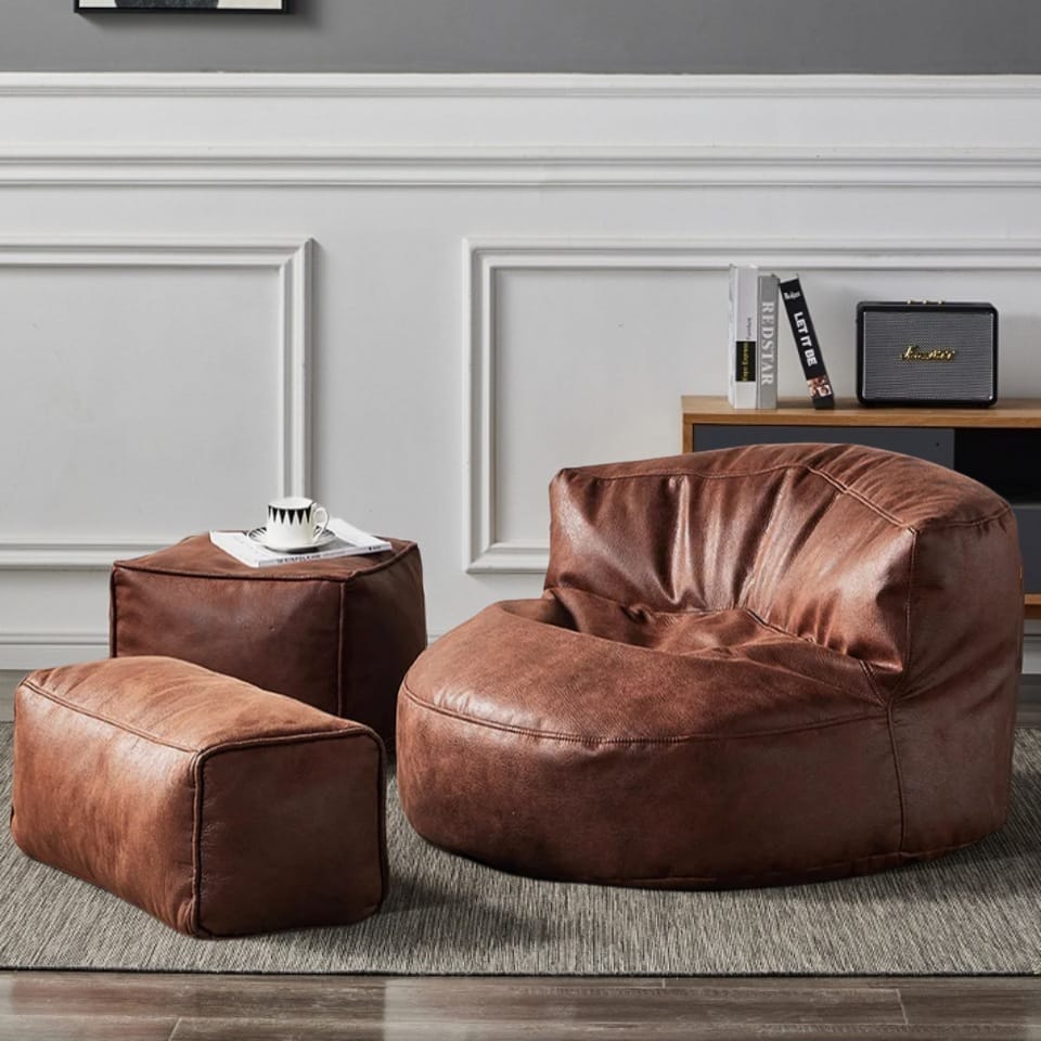 (Custom) Wagner - Beanbag Modern Round 100cm x 45cm - Act Design Shop