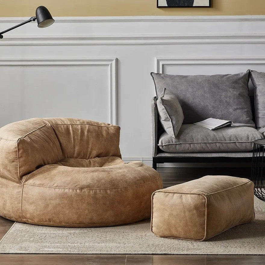 (Custom) Wagner - Beanbag Modern Round 100cm x 45cm - Act Design Shop