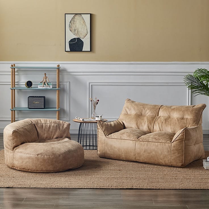 (Custom) Wagner - Beanbag Modern Round 100cm x 45cm - Act Design Shop