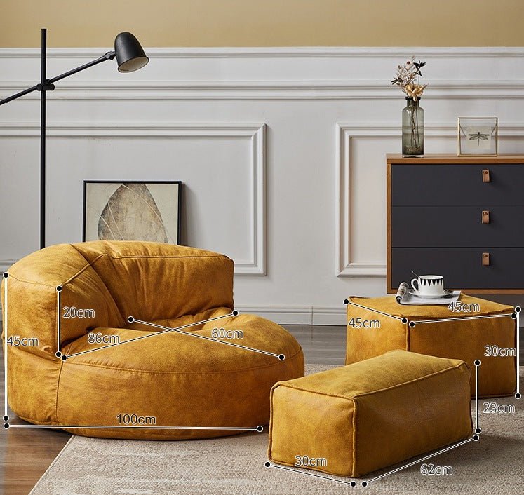 (Custom) Wagner - Beanbag Modern Round 100cm x 45cm - Act Design Shop