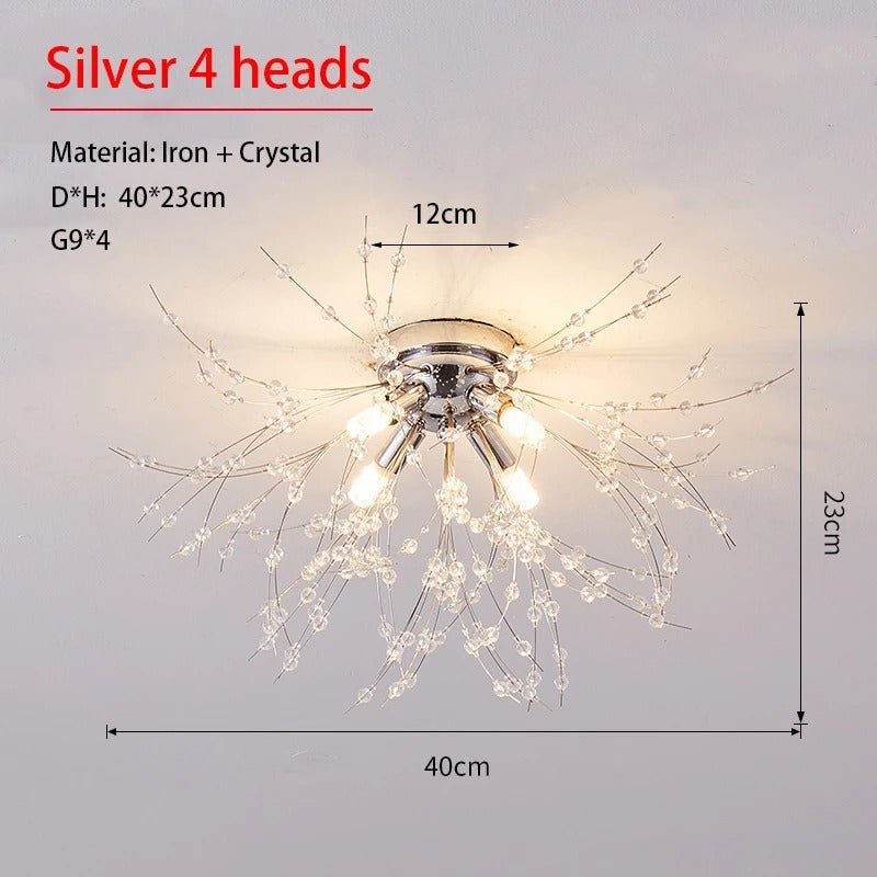 Dandelion Crystal Ceiling Light - Act Design Shop