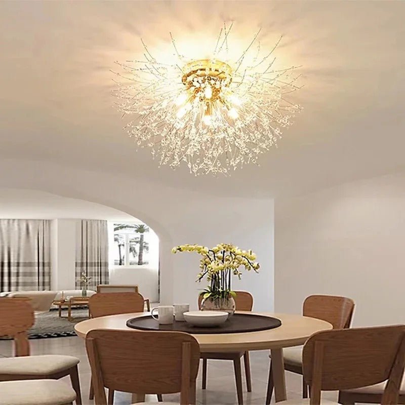 Dandelion Crystal Ceiling Light - Act Design Shop