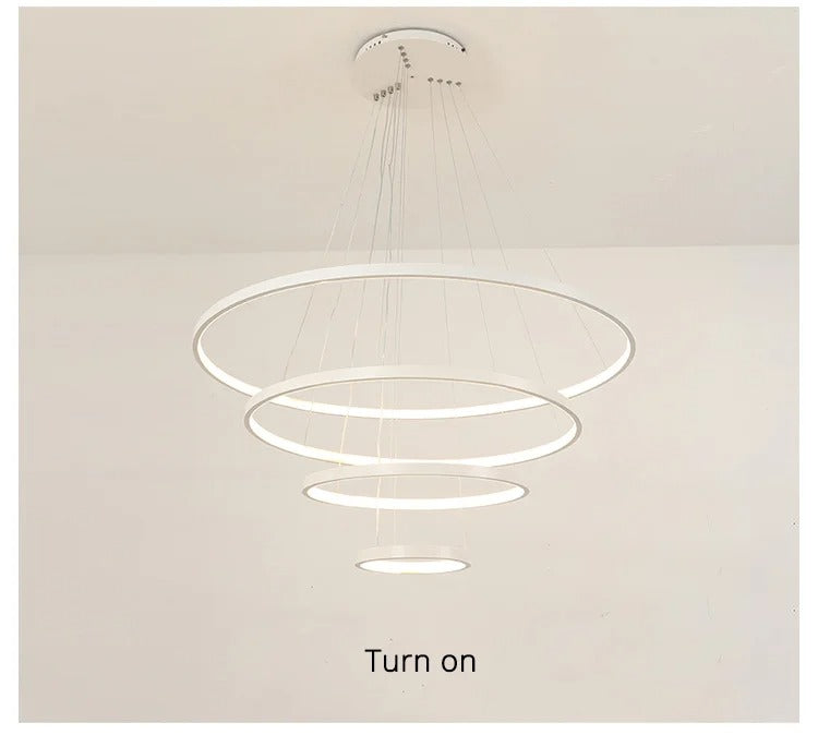 Modern LED Pendant Lamp multiple Rings