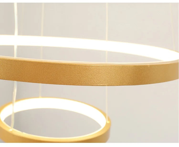 Modern LED Pendant Lamp multiple Rings