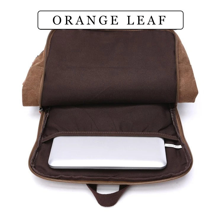 Vintage Canvas Backpack Men Large Capacity Travel Shoulder Bag High Quality Fashion Students Bag Male notebook Laptop Backpack