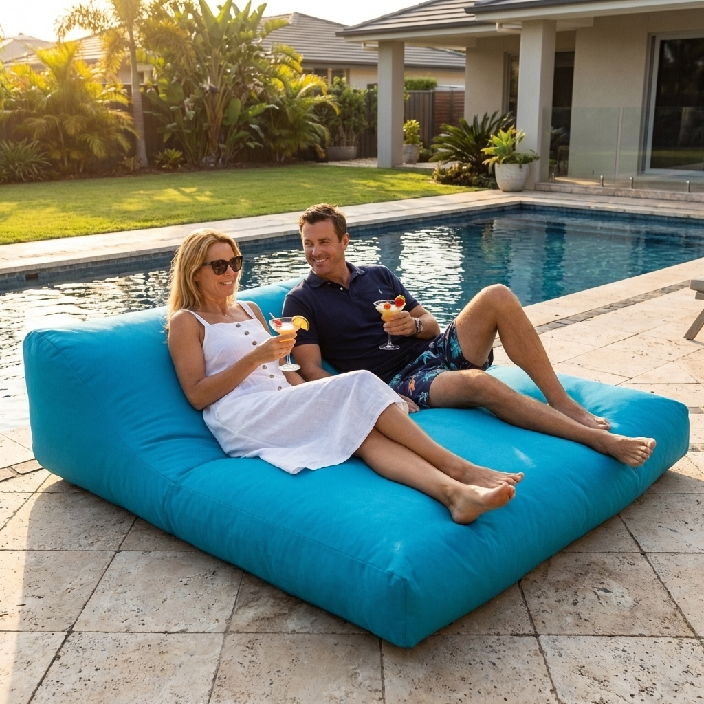 Wagrex - Outside Beanbag Waterproof Chaise Longue