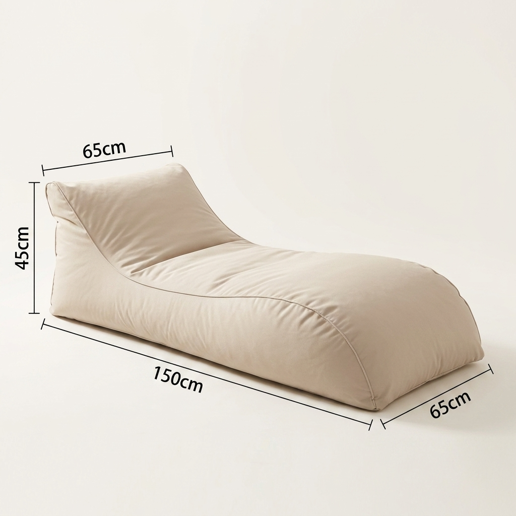 Wagrex Long – Garden Lounger Beanbag | Outdoor Sunlounger