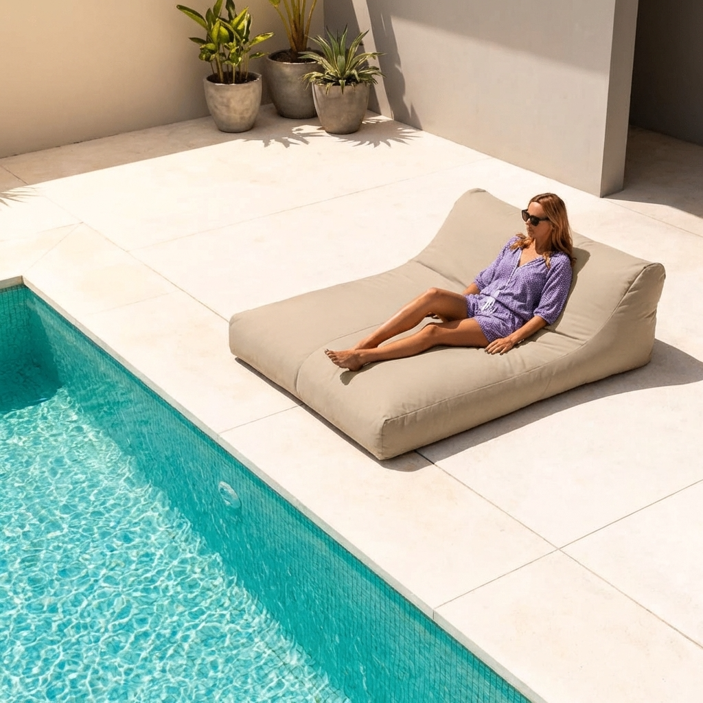 Wagrex - Outside Beanbag Waterproof Chaise Longue
