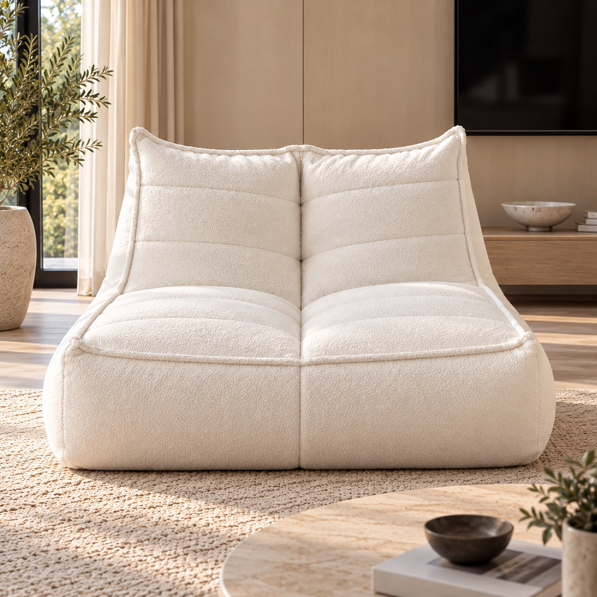 Wagrex - Fauteuil Beanbag Modern Fabric