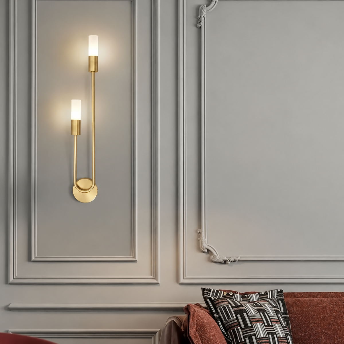 Nordic G9 Wandleuchte – Gold oder Schwarz, Links oder Rechts