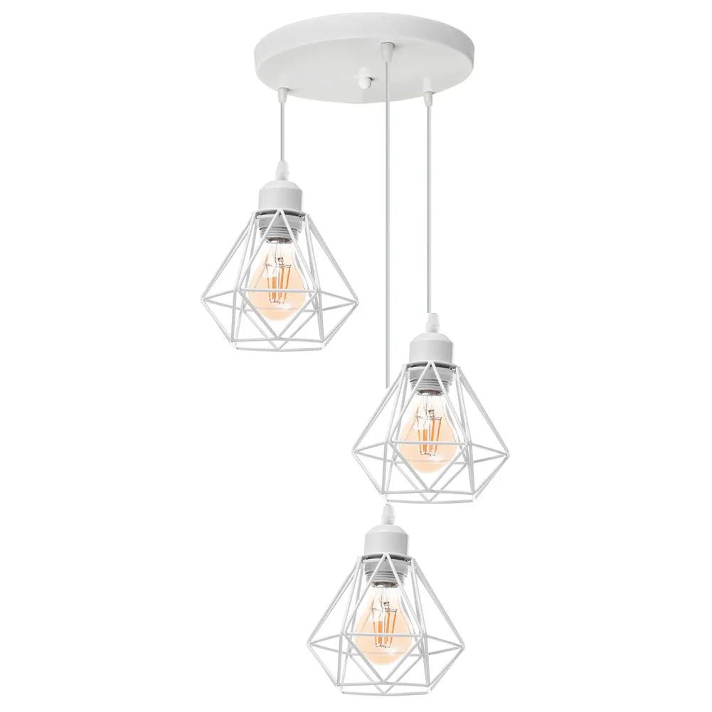 Industrial creative metal hanging lamps origami - Act Design Shop