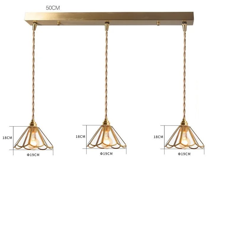 Japanese Style Vintage Copper Luminaria LED lamp - Act Design Shop