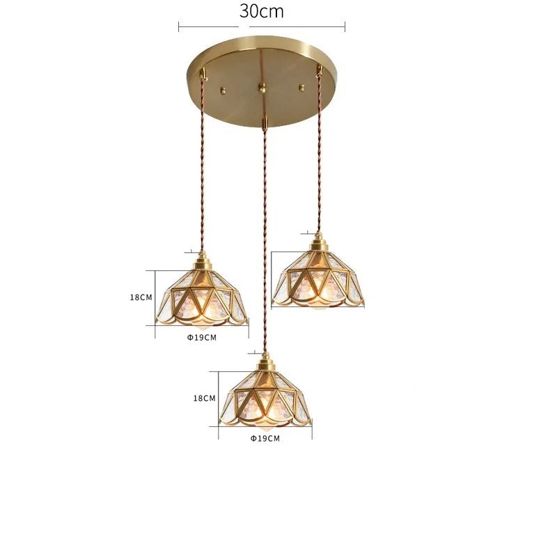 Japanese Style Vintage Copper Luminaria LED lamp - Act Design Shop
