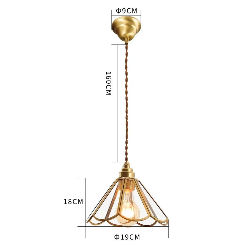 Japanese Style Vintage Copper Luminaria LED lamp - Act Design Shop