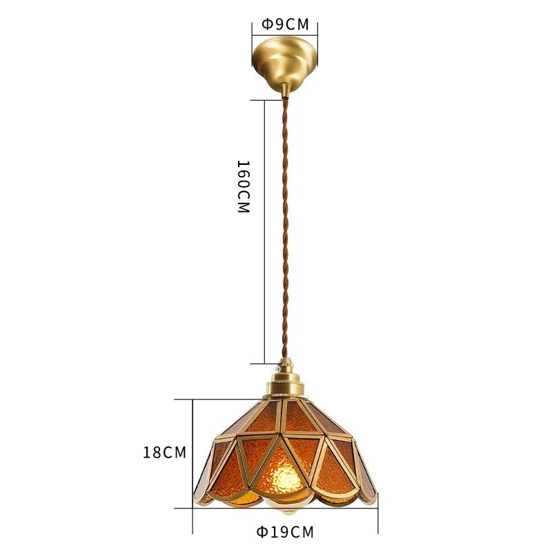 Japanese Style Vintage Copper Luminaria LED lamp - Act Design Shop