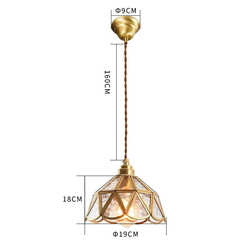 Japanese Style Vintage Copper Luminaria LED lamp - Act Design Shop