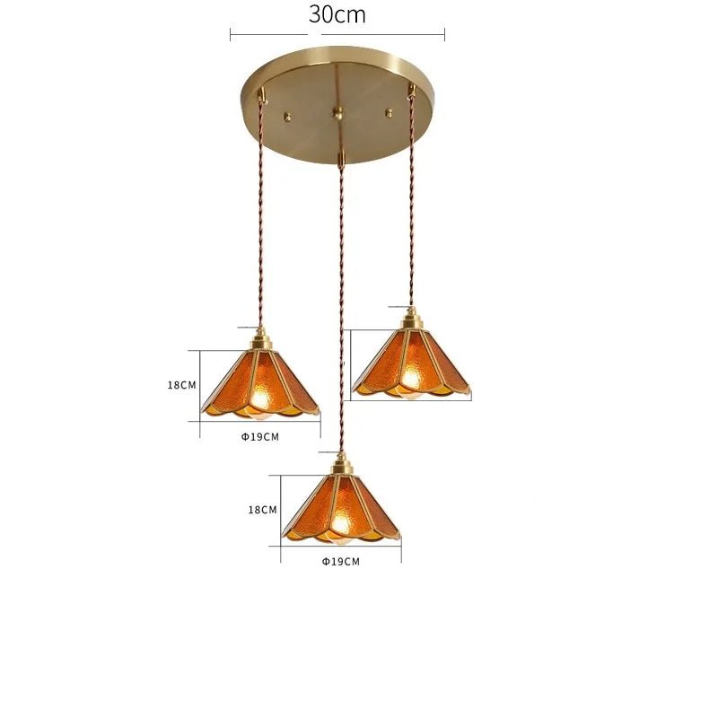 Japanese Style Vintage Copper Luminaria LED lamp - Act Design Shop