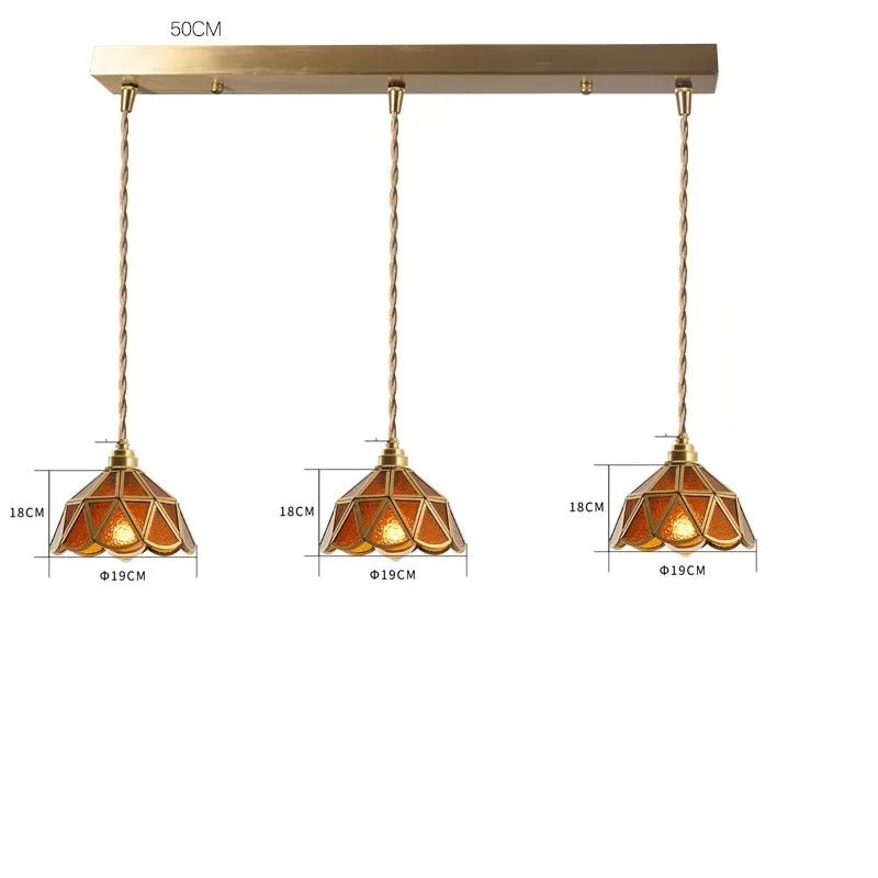 Japanese Style Vintage Copper Luminaria LED lamp - Act Design Shop