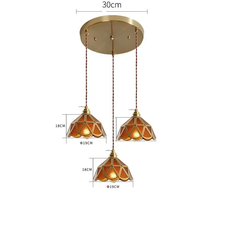 Japanese Style Vintage Copper Luminaria LED lamp - Act Design Shop