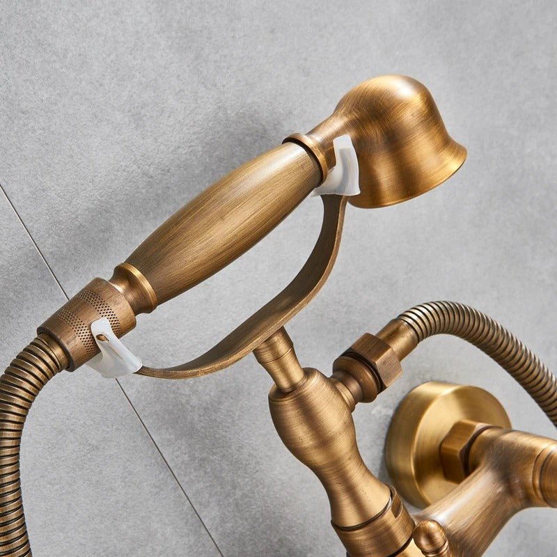Klassieke Badmengkraan met Handdouche - Messing - Act Design Shop