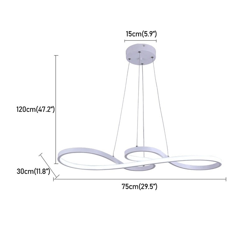 Modern LED Pendant Lamp Rings