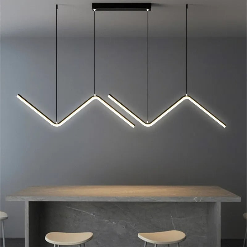 Modern LED Pendant Light | 90cm Dual Arm Design