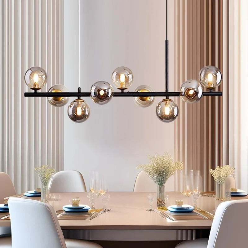 Designer LED Glass Globe Pendant Light