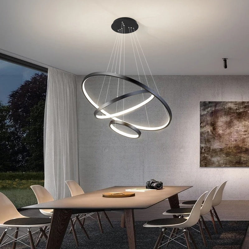 Modern LED Pendant Lamp multiple Rings