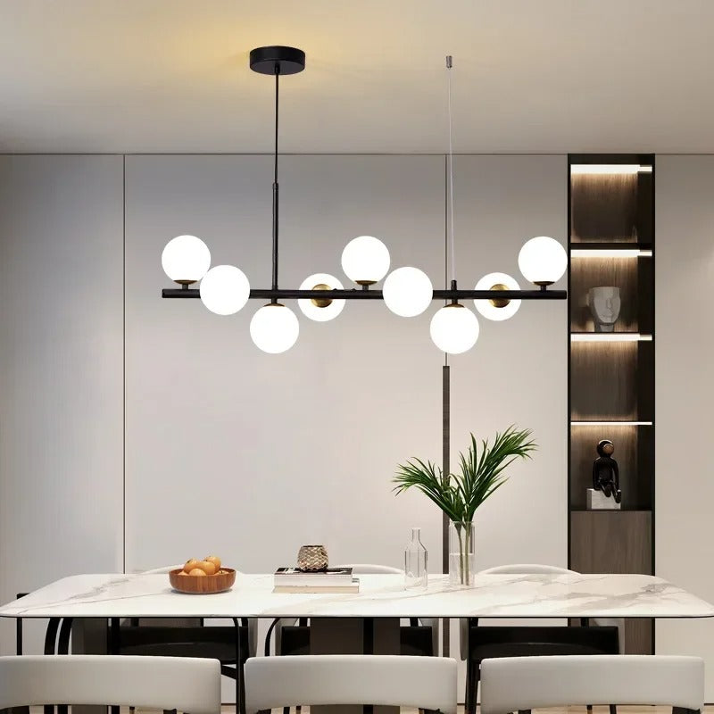 Designer LED Glass Globe Pendant Light