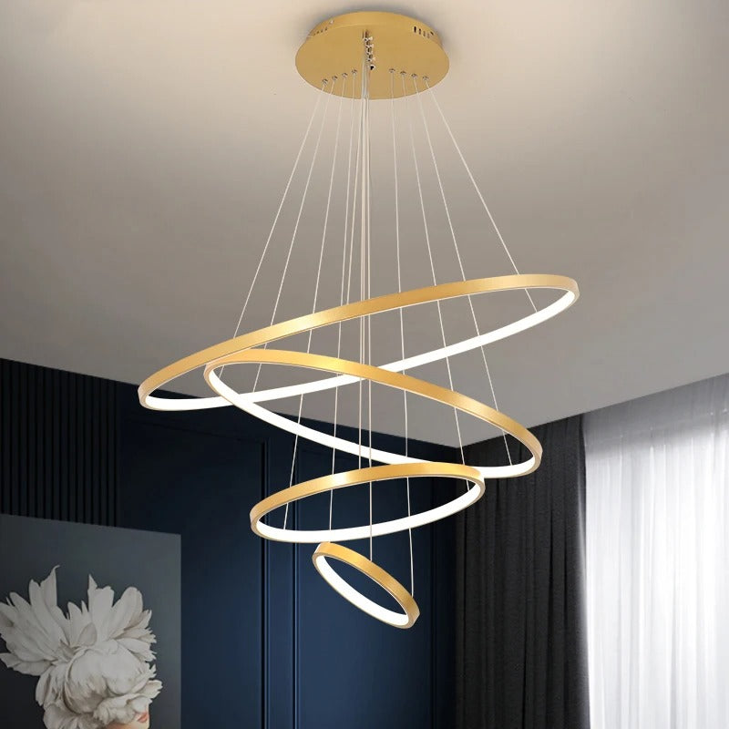 Modern LED Pendant Lamp multiple Rings