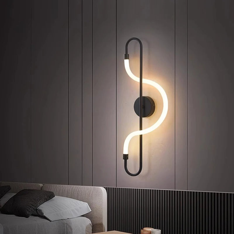 Modern LED Wall Lamp – Gold Aluminum Sconce