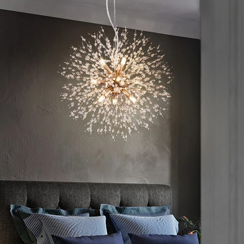 Dandelion Crystal Chandelier Pendant Light