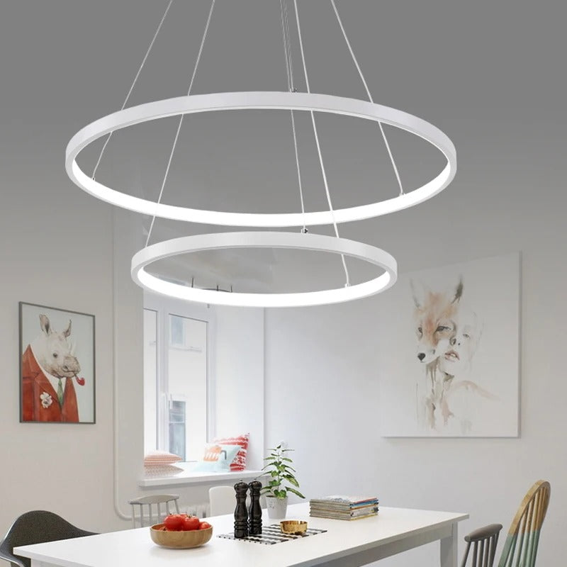 Modern LED Pendant Lamp multiple Rings