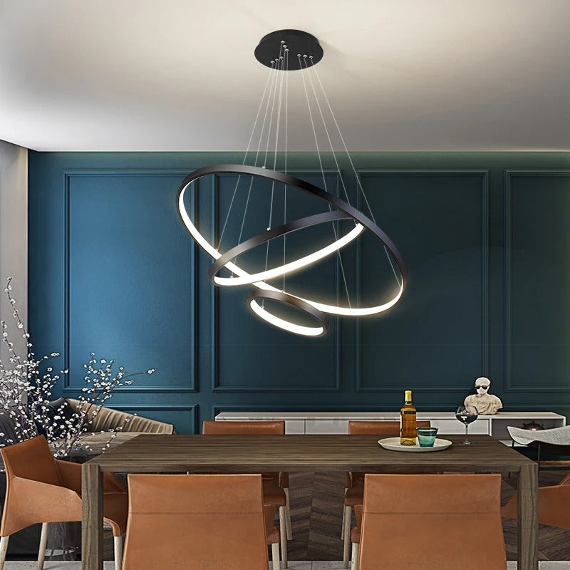 Modern LED Pendant Lamp multiple Rings