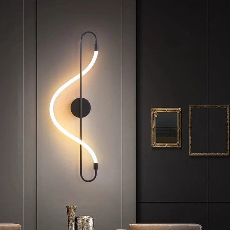 Modern LED Wall Lamp – Gold Aluminum Sconce