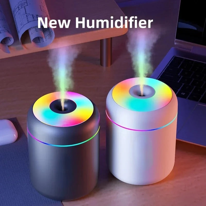 180ML Mini Air Humidifier USB Electric Aroma Diffuser Essential Oil Purifier Aromatherapy Mist Maker Lights For Car Home Bedroom