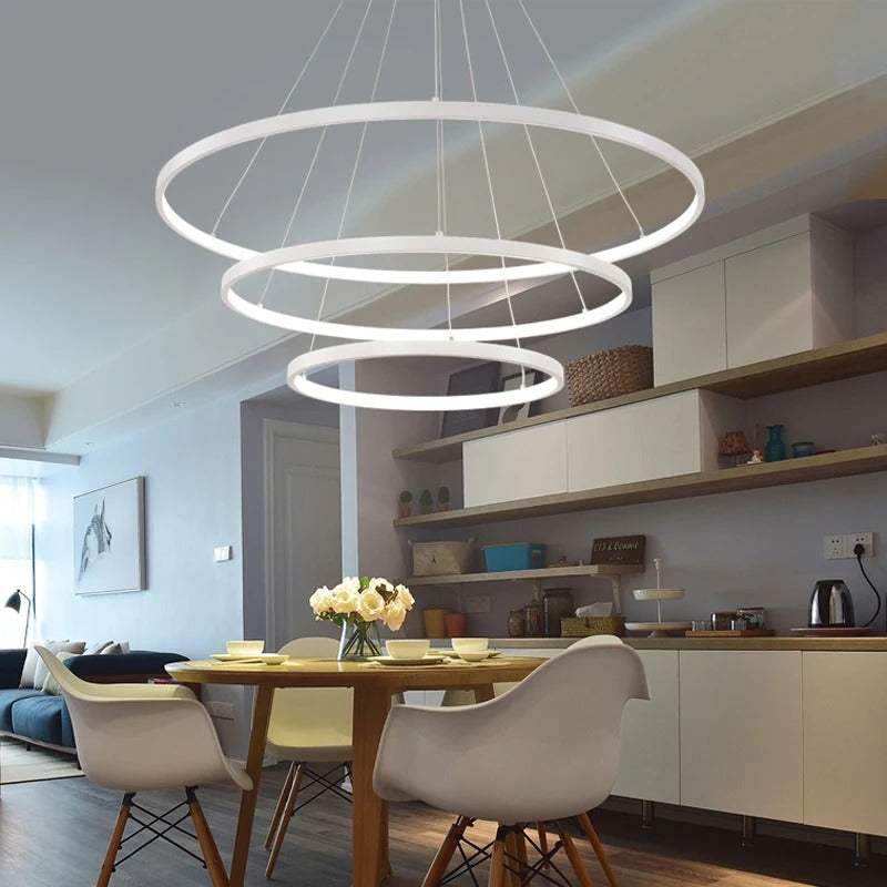 Modern LED Pendant Lamp multiple Rings
