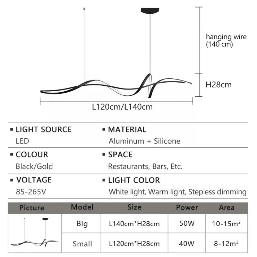 Nestik Modern Pendant light for Dining Room