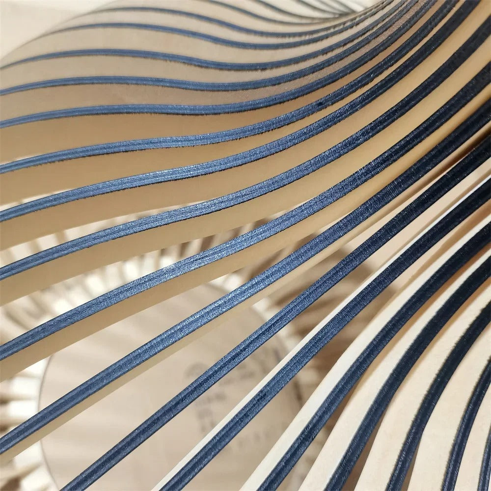 Country Style Wood Cage Hanging Lamp