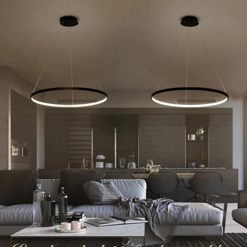 Modern LED Pendant Lamp multiple Rings