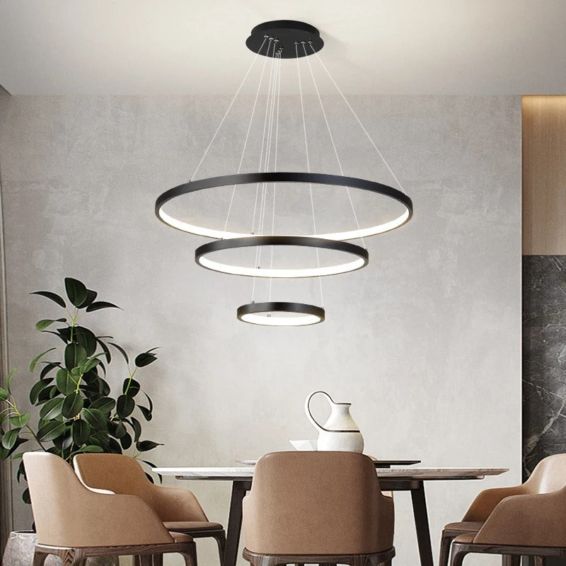 Modern LED Pendant Lamp multiple Rings