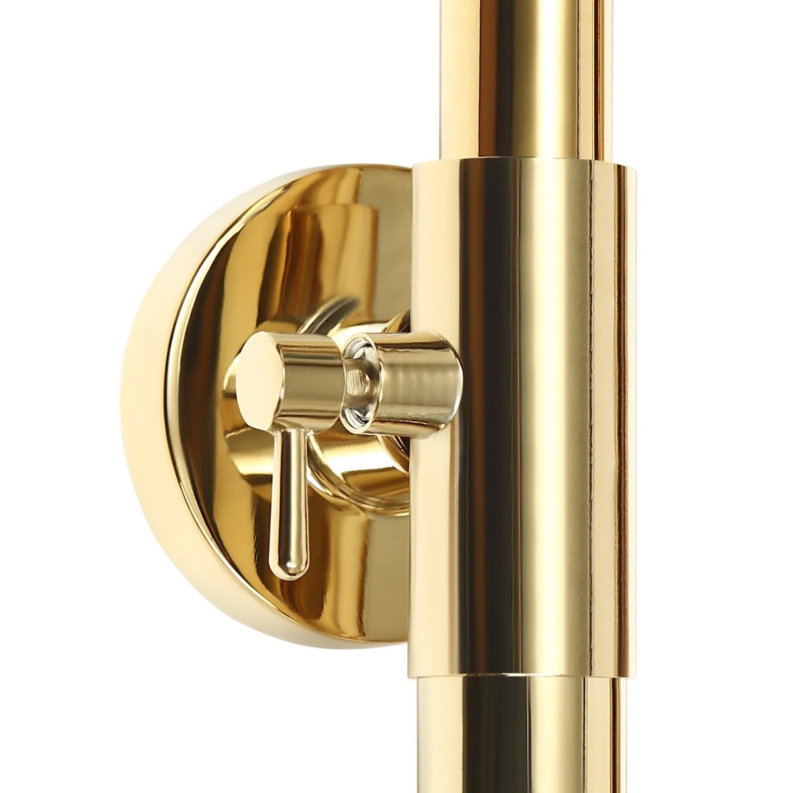 Luxe messing gouden Regenval douche set met Thermostatische Mengkraan