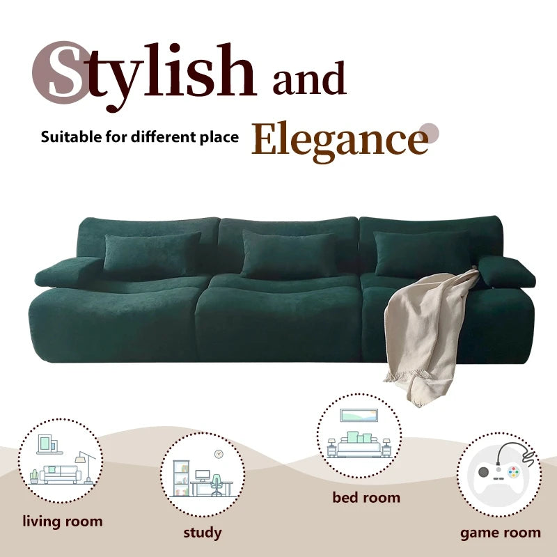 Majestic 3-seater Foam Sofa