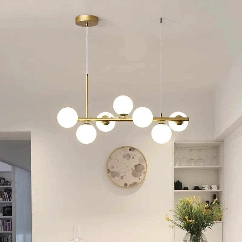 Designer LED Glass Globe Pendant Light