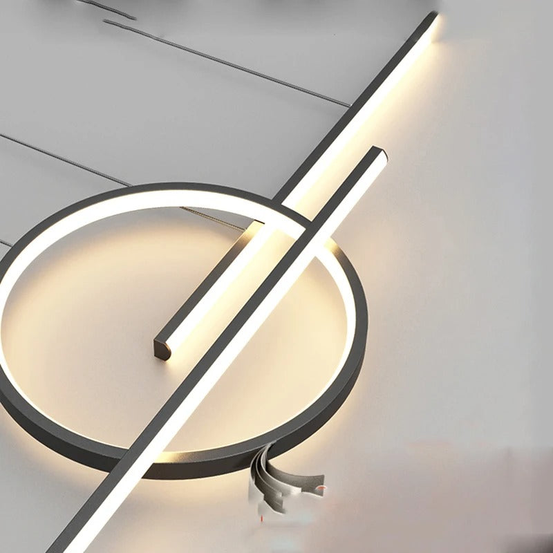 Modern LED Chandelier - Minimalist Pendant Light for Restaurant, Living Room & Bar
