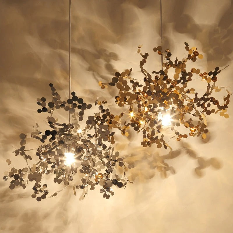 Modern LED Chandelier – Metal – 45x45cm