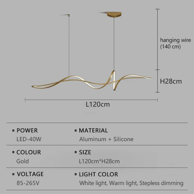 Nestik Modern Pendant light for Dining Room